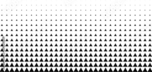 Abstract triangle pattern background with geometric monochrome gradient arrangement