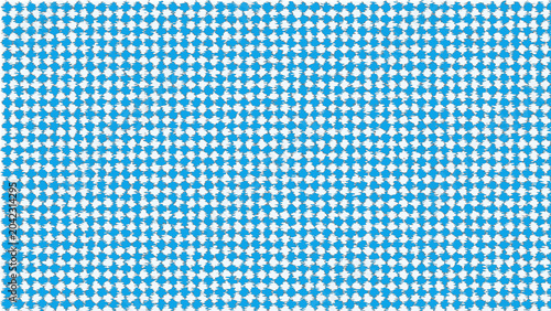 Tableau sur toile Blue and white dotted pattern in a seamless design style