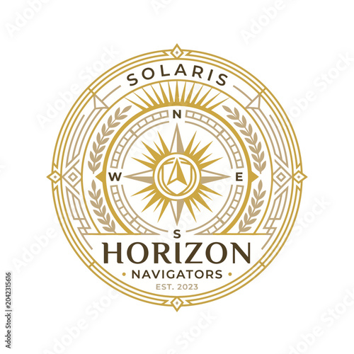 Solaris Horizon Navigators Compass Logo.