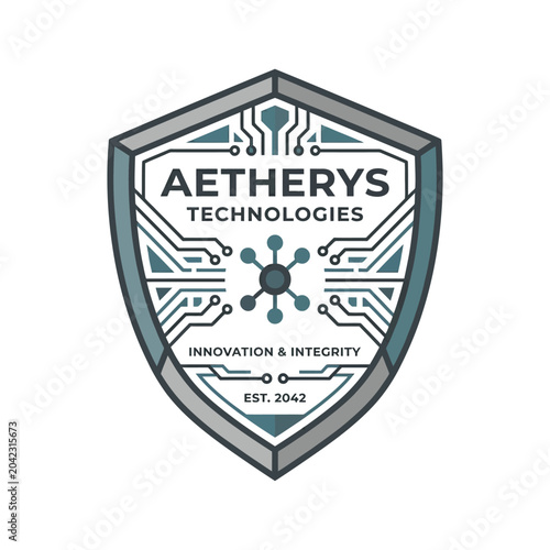Aetherys Technologies Company Logo Design.