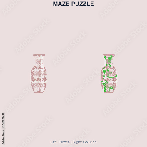 Maze for kids activity