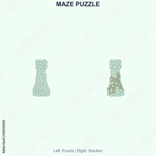 Maze for kids activity