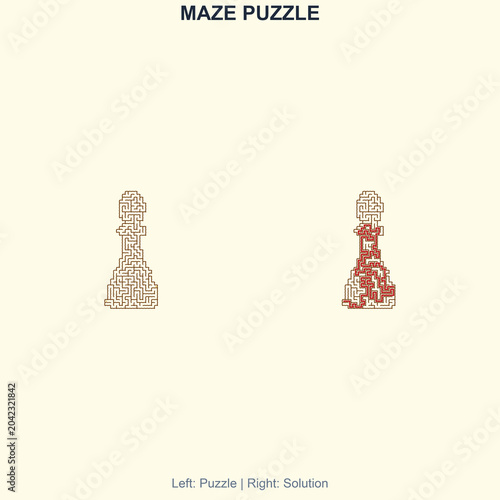 Maze for kids activity