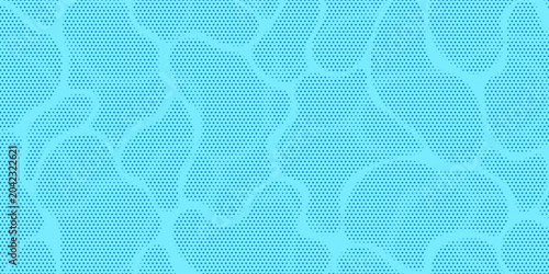 Schilderij op canvas Blue and white water ripples light surface overlay background