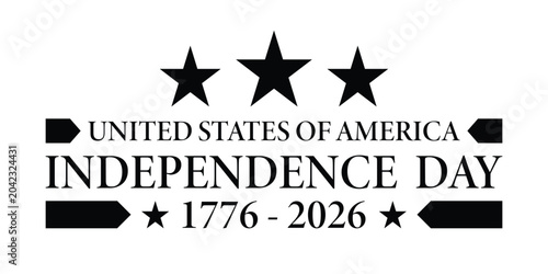 Φωτογραφία Independence Day 250 Years Celebration  Illustration.