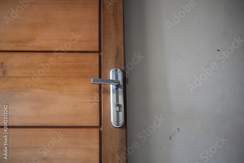 door handle and lock