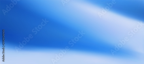 Fotografie Blue aesthetic gradient gradation background with soft ombre fluid waves