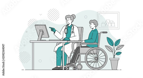 Medical Consultation Demonstrating Healthcare Services and Patient Interaction for Improved