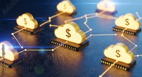 Cloud cost management optimizing expenses with digital finance and network infrastructure