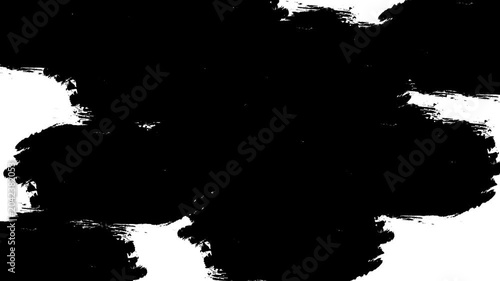 Animated Rough Texture Brush Reveal Effect Luma Matte Transition