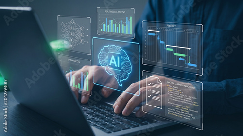 Fotografi ai automated software development workflow featuring intelligent code analysis t