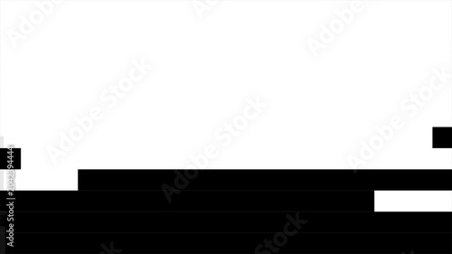 Dynamic Rectangular Bar Strips Motion Effect for Luma Matte Transition