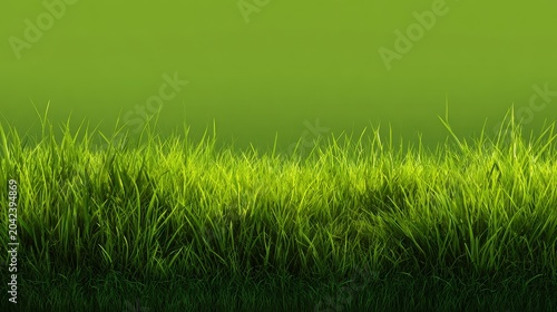 Green grass background with natural lawn texture.