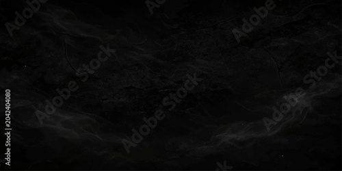 Obraz na płótnie An abstract grunge texture of black and white smoke billowing against a dark nig