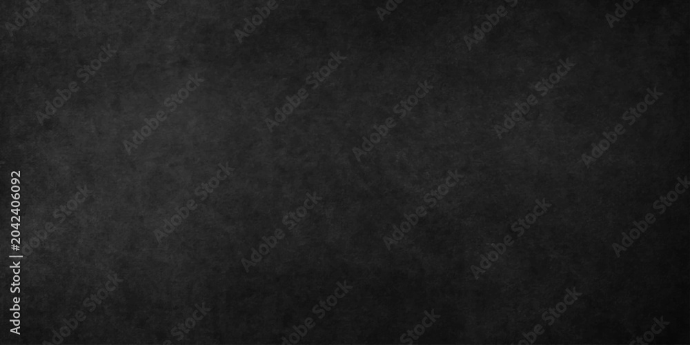 Fototapeta premium Distressed dark black old wall paper grunge background. black blackboard chalkboard texture. black concrete wall texture vintage grunge charcoal rough, distress backdrop background.