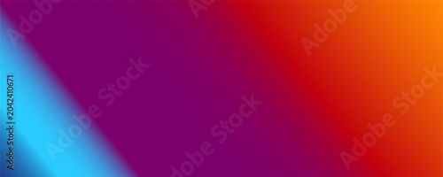 Bilde på lerret This vibrant color gradient background showcases a smooth transition from deep blue to fiery red and orange, ideal for various artistic and design applications