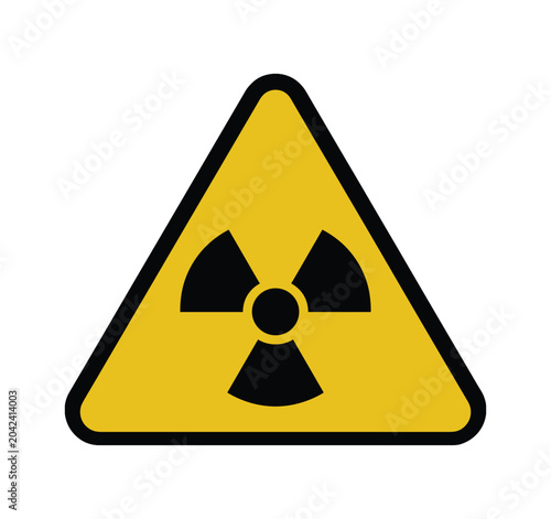 Obraz na płótnie Radioactive Hazard Symbol