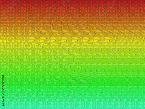Foto Hidden message puzzle - stereogram in the form of colorful abstract gradient pat