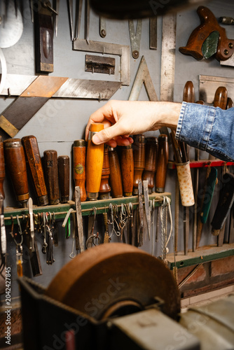 old rusty tools