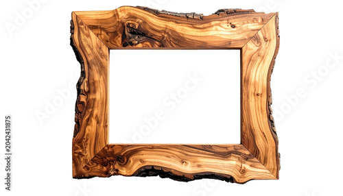 Holzrahmen, freigestellt