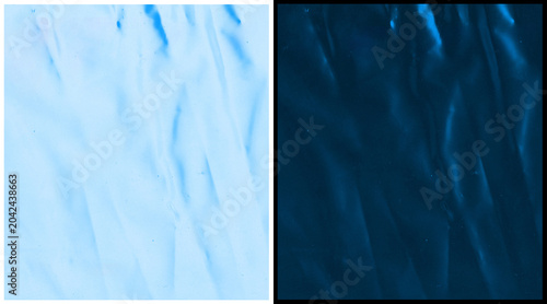 Abstract blue fabric texture background, wrinkled silk material surface, elegant navy and cyan textile drapery for fashion design and luxury branding