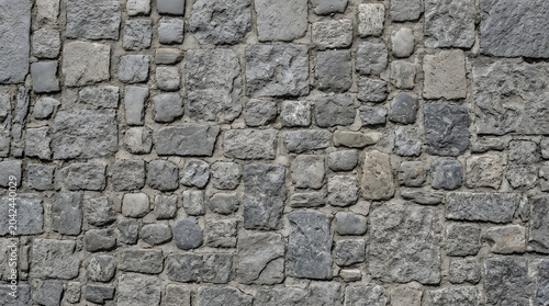 Dark gray cobblestone wall texture background for industrial branding and modern architectural wallpaper with professional urban backdrop design and clean masonry stone surface res