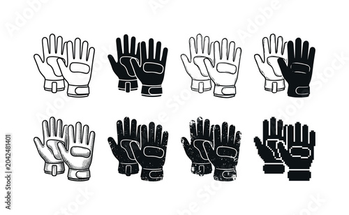 pair of work gloves with re rced palms and fingers for hand protection