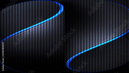 Abstract blue business growth and finance concept illustration with charts, data, arrows, and technology background showing success and progress