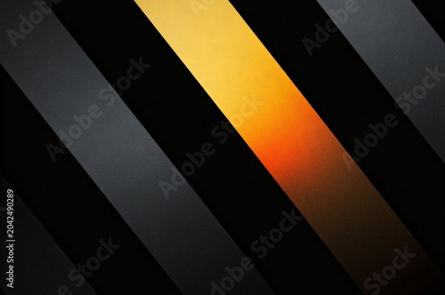 Modern abstract black, gray and yellow striped background, noisy texture, banner, backdrop design