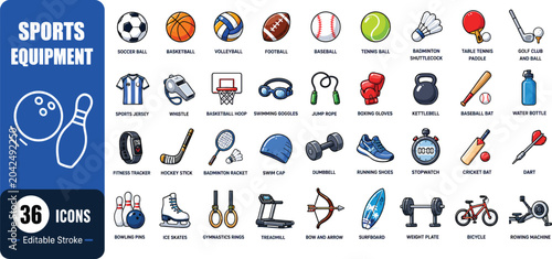 Foto Brain Stroke Awareness Medical Line Icons Set for Neurology and Emergency Care