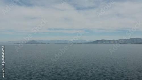 Open view of the Mediterranean Sea with a clear horizon line where sky meets water