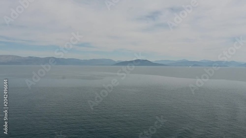 Open view of the Mediterranean Sea with a clear horizon line where sky meets water