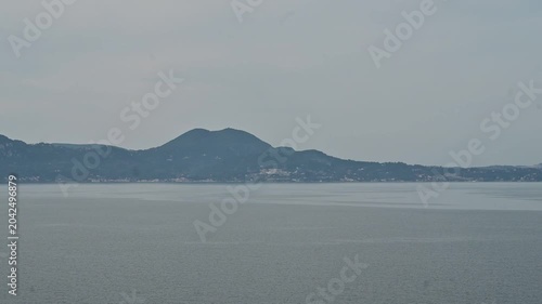 Open view of the Mediterranean Sea with a clear horizon line where sky meets water