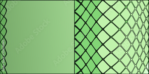 Foto halftone to wireframe transition vector pattern diamonds