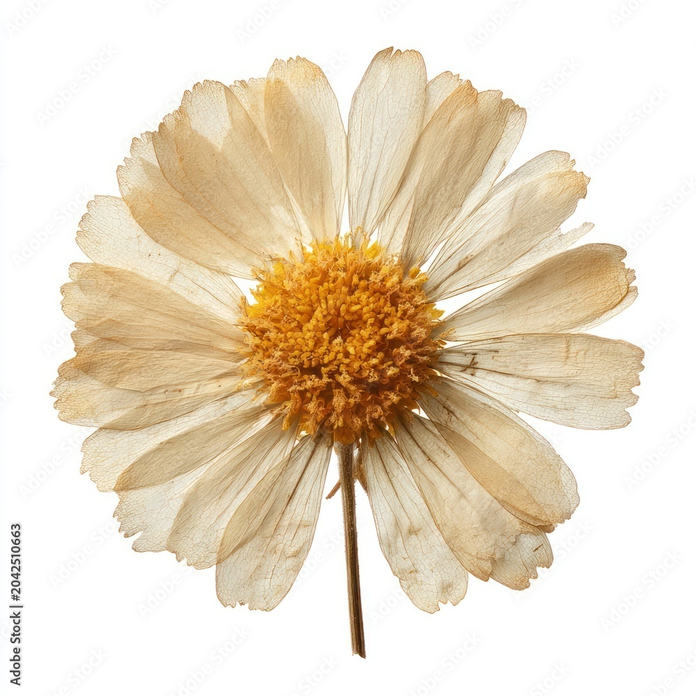 Fototapeta premium Delicate dried daisy flower art