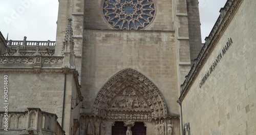 The Cathedral of Burgos (Catedral de Santa María de Burgos) in Spain.