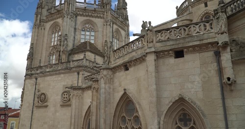 The Cathedral of Burgos (Catedral de Santa María de Burgos) in Spain.