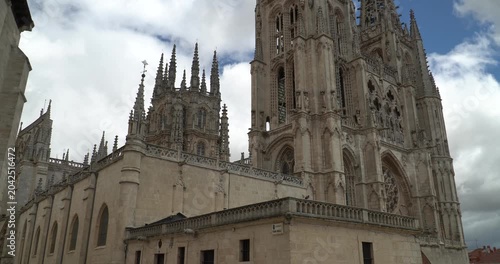 The Cathedral of Burgos (Catedral de Santa María de Burgos) in Spain.