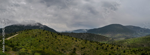 panorama of the mountains