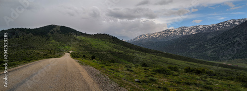 panorama of the mountains