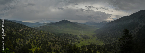 panorama of the mountains