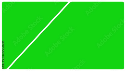 bento or collage animation with green multiscreen slide show shapes animation with green screen