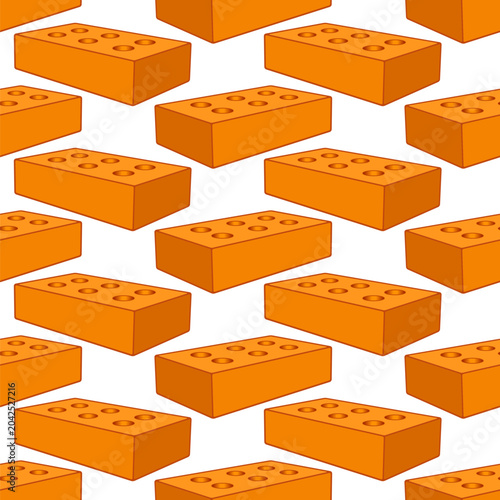 Clay brick pattern