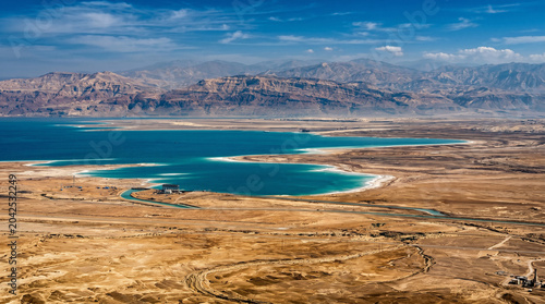 Fotografía view of the dead sea