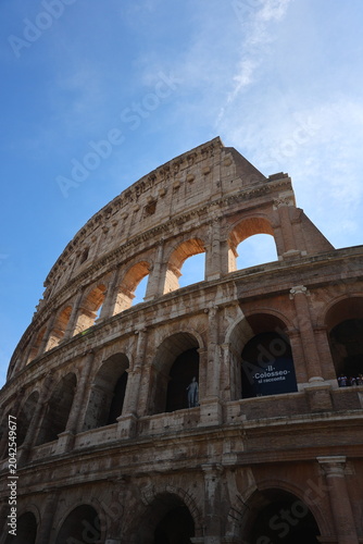 Photography colosseum in rome italy