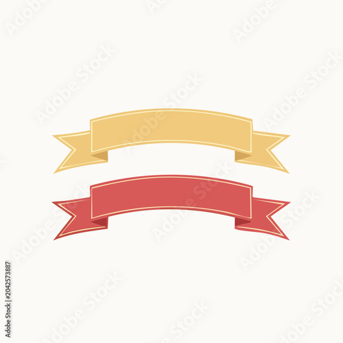 Two Decorative Ribbons