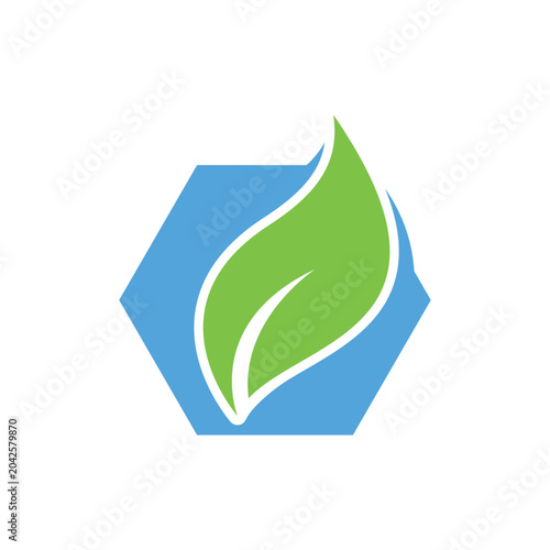 Green leaf illustration