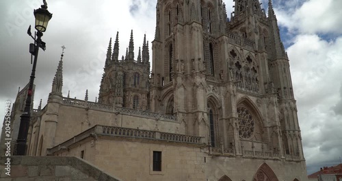 The Cathedral of Burgos (Catedral de Santa María de Burgos) in Spain.
