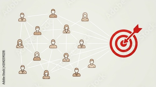 Connecting a Diverse Social Network of Users to Achieve Common Business Objectives and Targeted Marketing Success