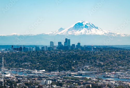 Seattle from a Helicopter